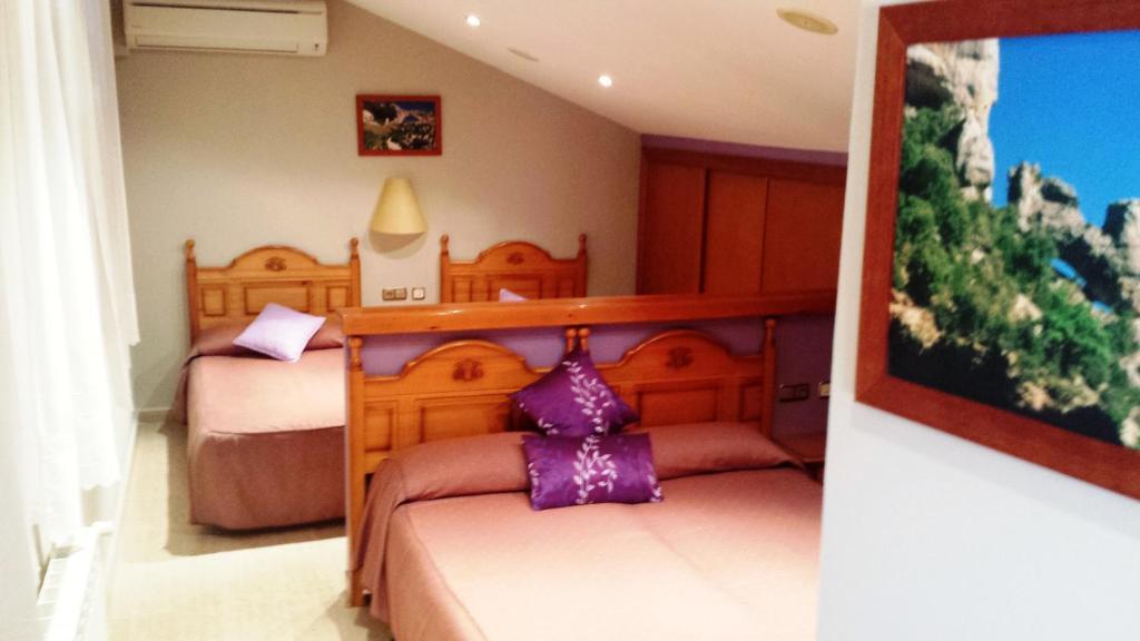 Hostal Rural Casa Castro Alberuela de la Liena الغرفة الصورة
